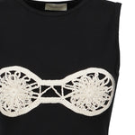 Canotta con reggiseno all'uncinetto 1715240000015  MAGDA BUTRYM 