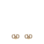 Orecchini Vlogo Signature in metallo e cristalli Swarovsk 8W2J0F85 YCWMH5 VALENTINO GARAVANI 