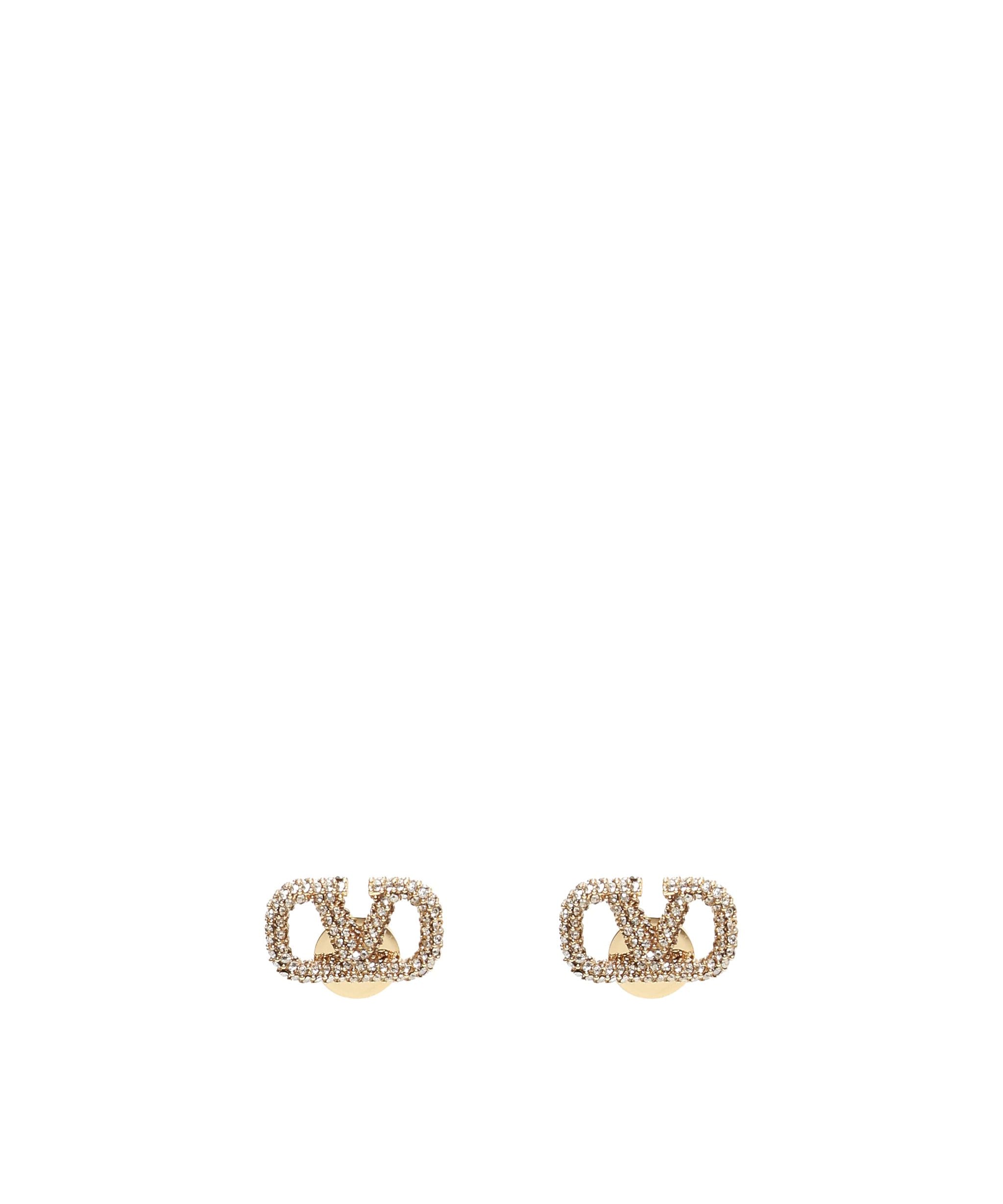 Orecchini Vlogo Signature in metallo e cristalli Swarovsk 8W2J0F85 YCWMH5 VALENTINO GARAVANI 