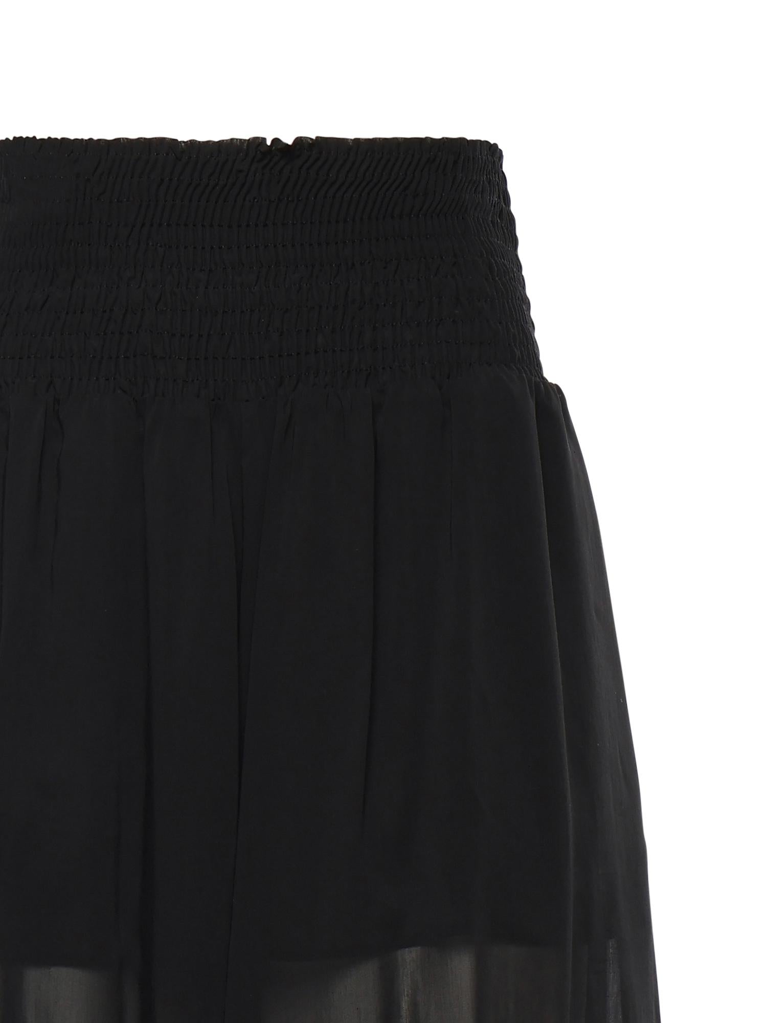 Pantaloni in voile crêpe di misto cotone 106845 A3O2Z99 PINKO 
