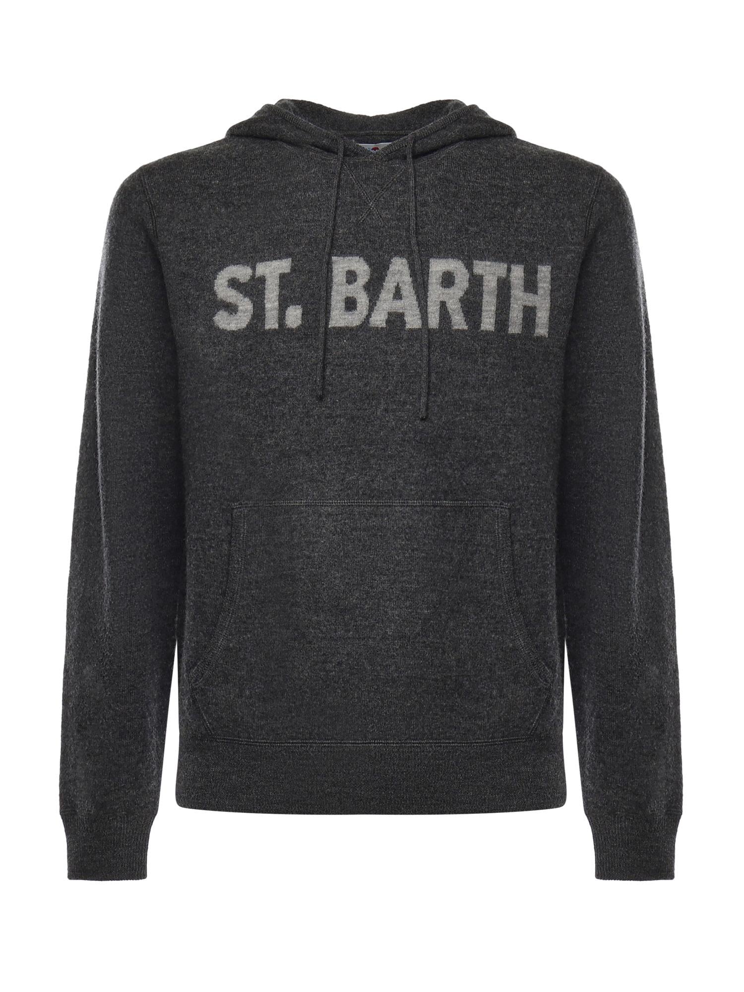 Felpa in lana con logo JAK0002 00075I MC2 SAINT BARTH 