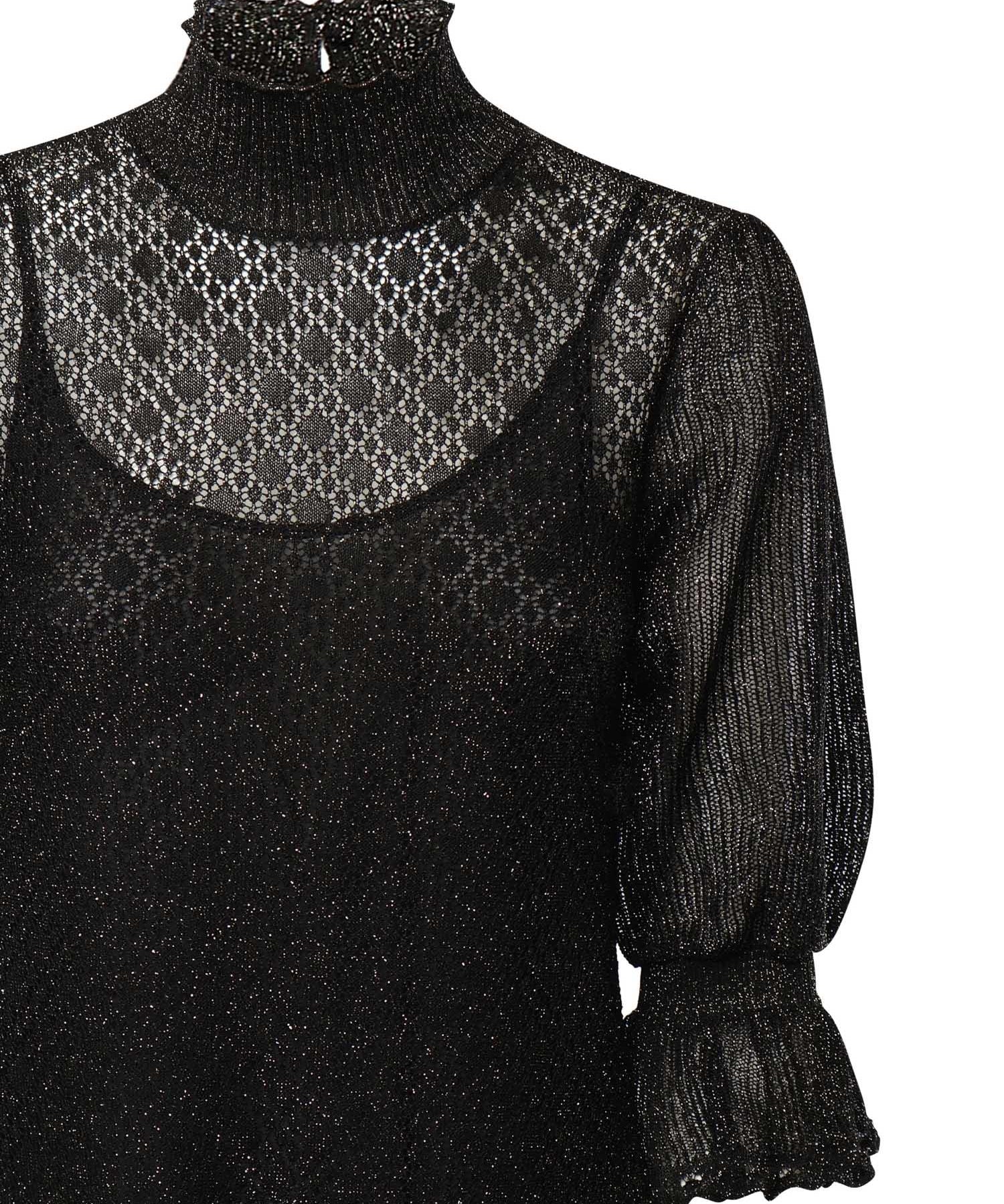 Mini abito in maglia di lurex CH26SMR03620 0YY CHLOÉ 