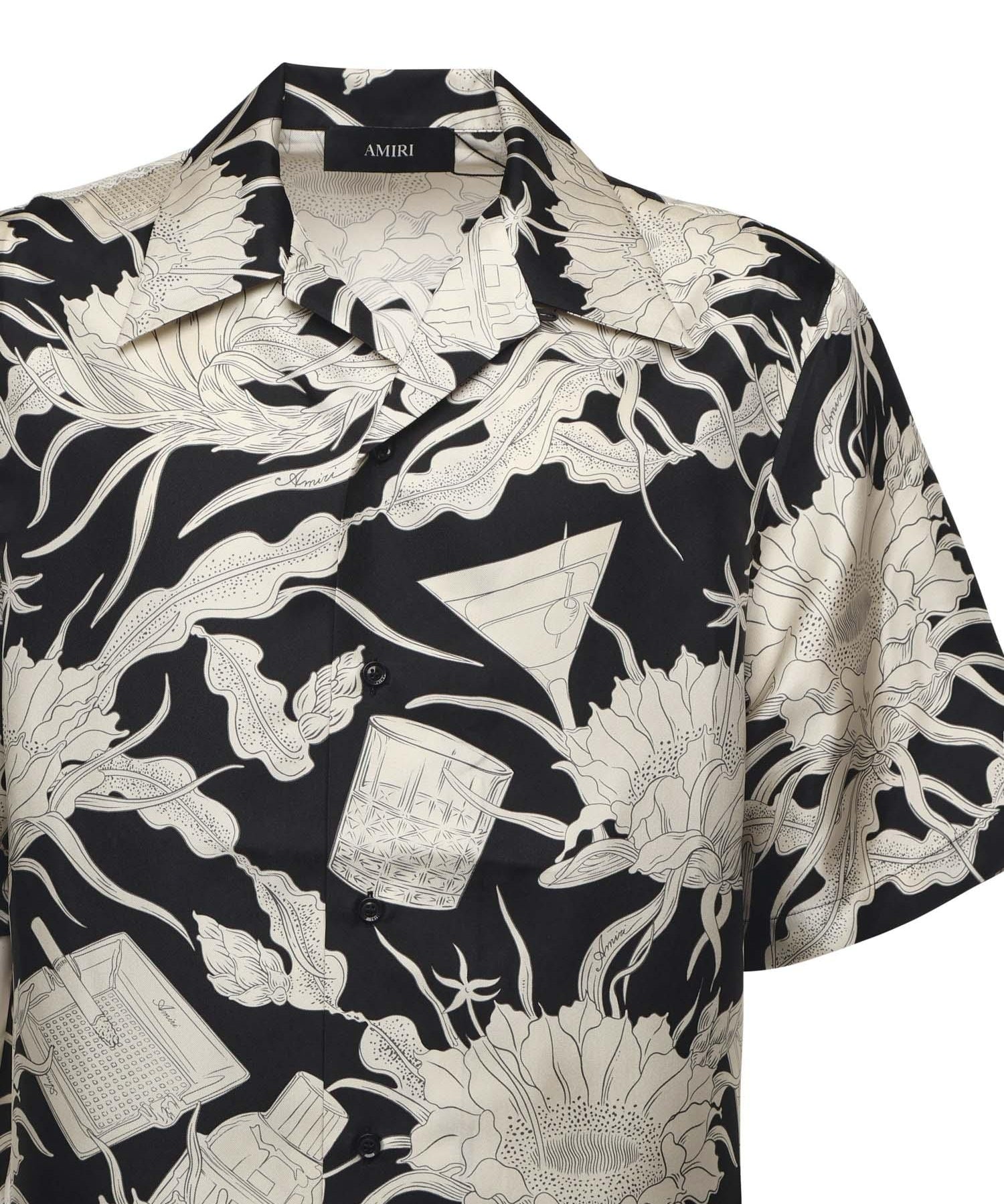 Camicia cocktail in cotone <BR/> AMSTCA1208 001 AMIRI 