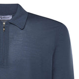 Maglia in lana con colletto polo 14789 43137587 GALIANO 