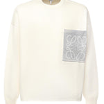 Maglia Anagram in misto cotone con tasca H526Y14KLS 2145 LOEWE 