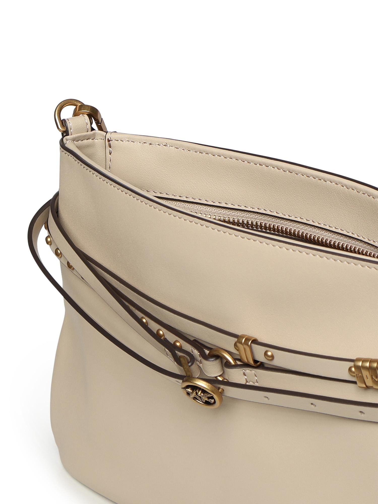 Borsa a spalla media Belt Bag in pelle 106176 A0QOC50Q PINKO 