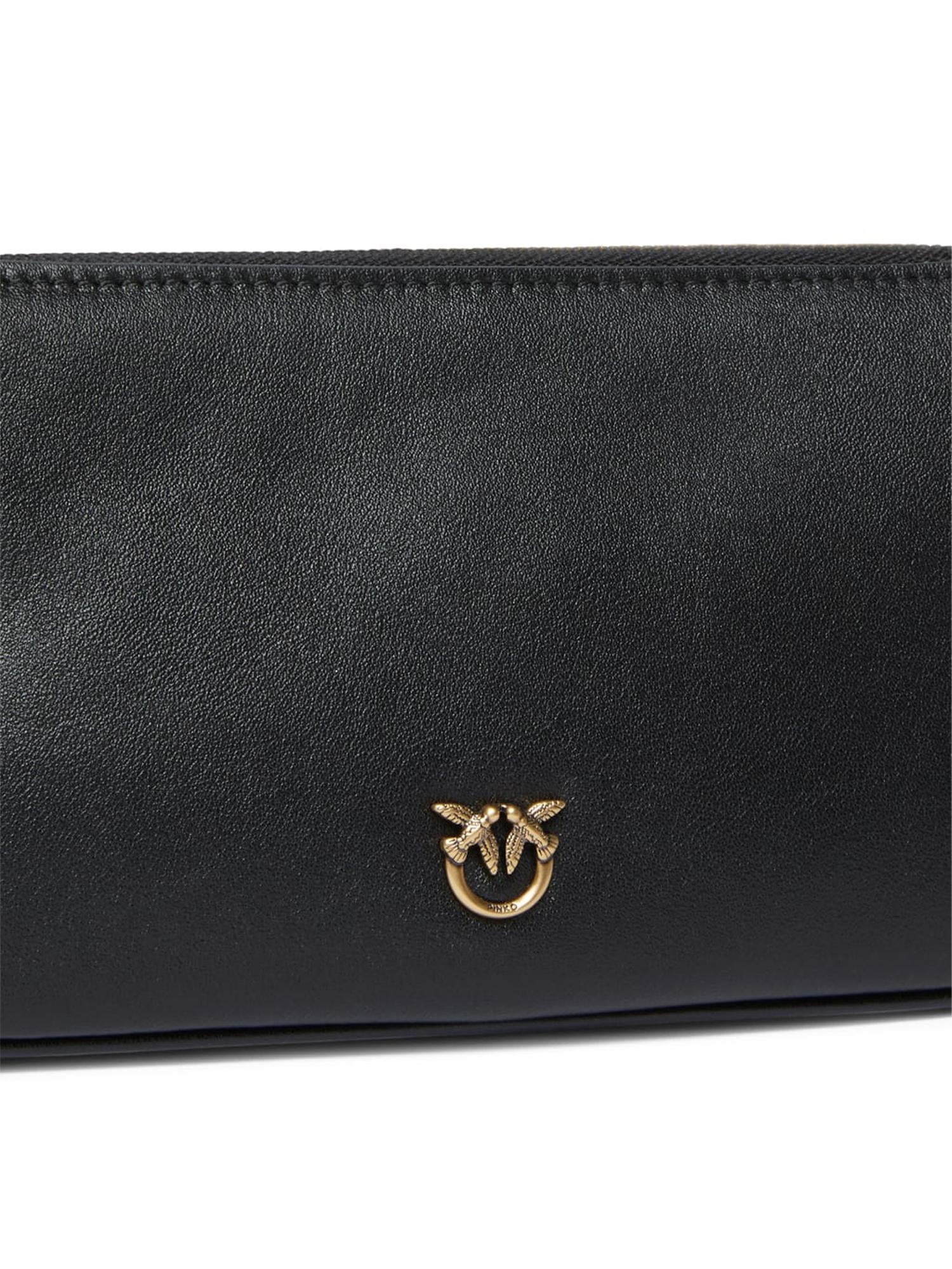 Borsa a tracolla Mini Half Moon Horizontal in pelle 105069 A0QOZ99Q PINKO 