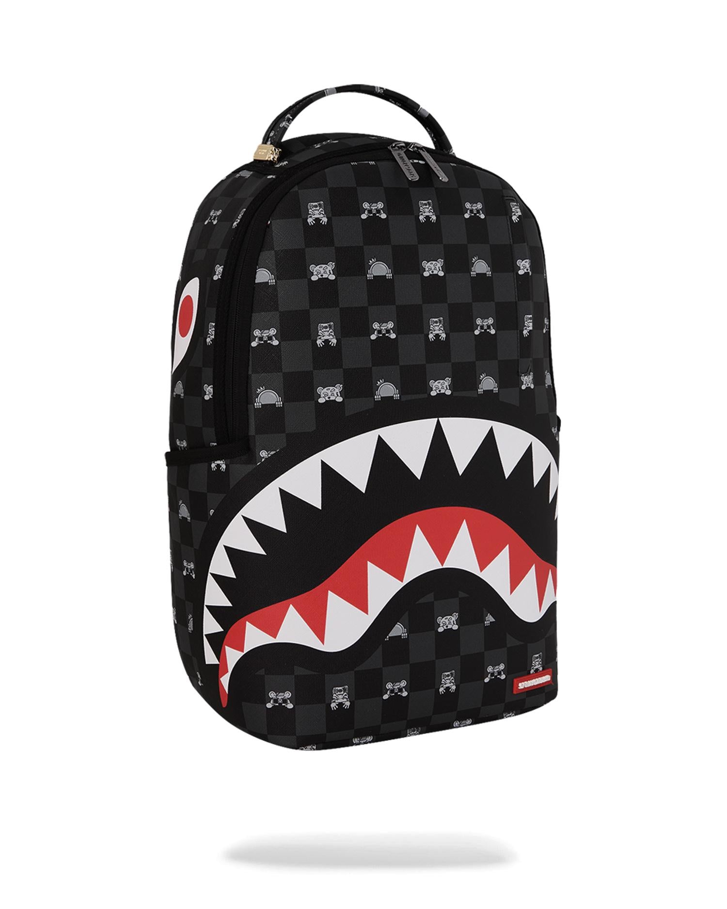 Zaino Gray Peeking Character Check Dlxsv 910B8872NSZ  SPRAYGROUND 