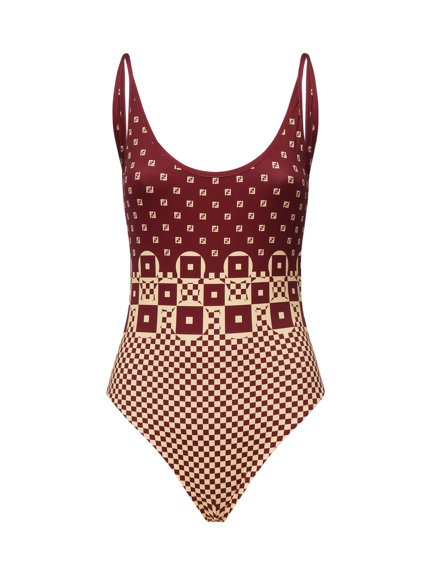 Costume intero con stampa micro patchwork FXBA53 AT8TF1MVR FENDI 