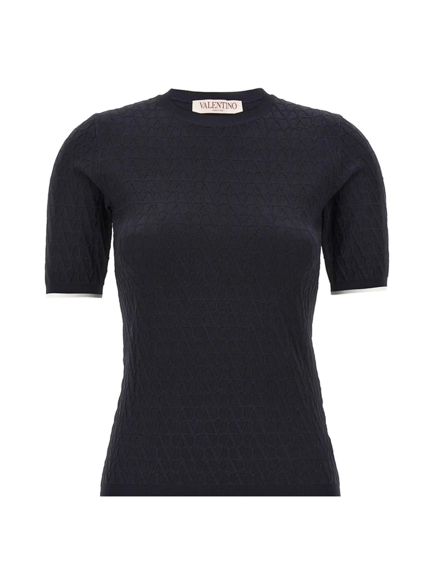 T-shirt elastica aderente 5B3KC58P 8QN671 VALENTINO GARAVANI 