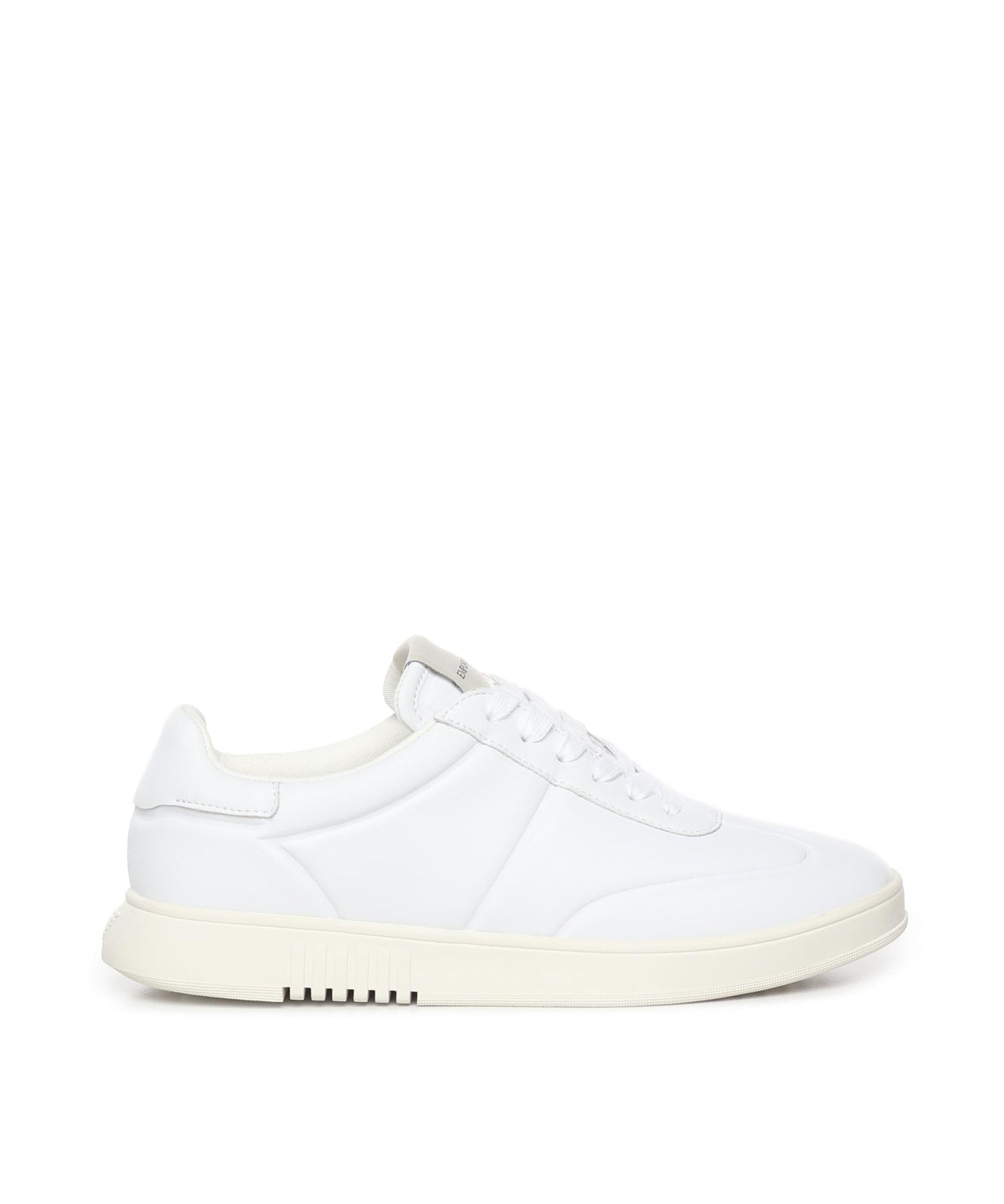 Sneaker in pelle con logo<BR/> EM003664 AF10848F0005 EMPORIO ARMANI 