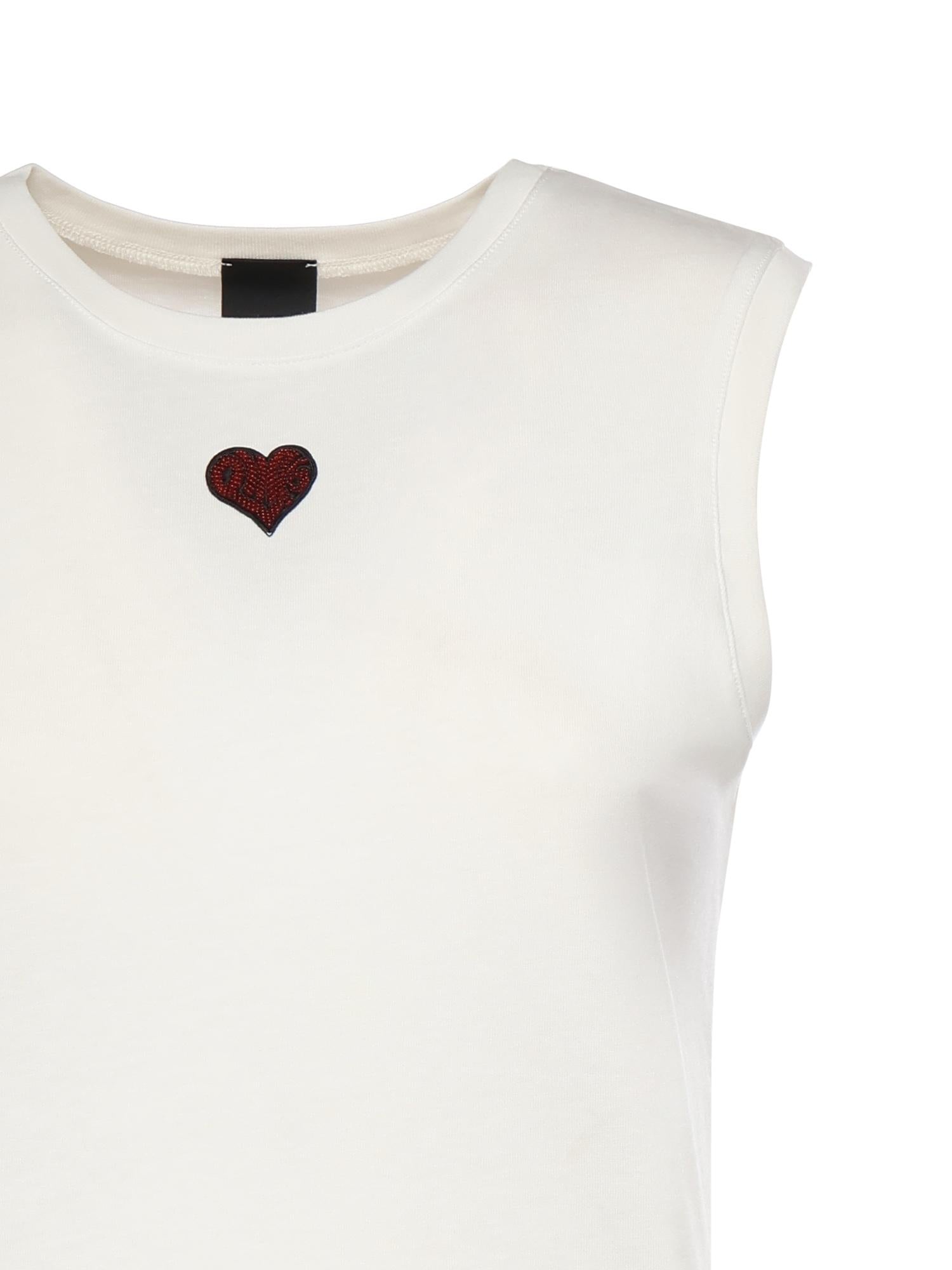 Tank top in jersey di cotone 105741 A326Z05 PINKO 