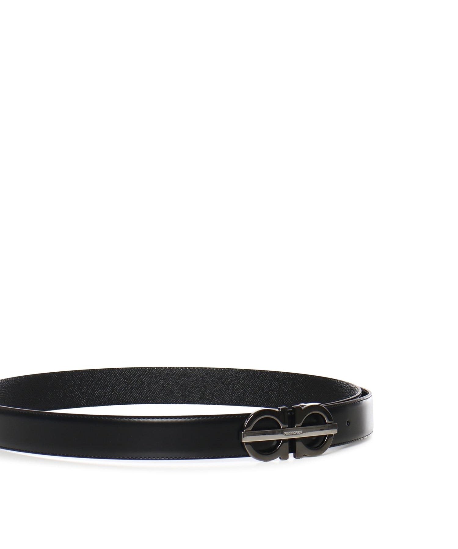 Cintura Gancini in pelle 670632 788411001 FERRAGAMO 