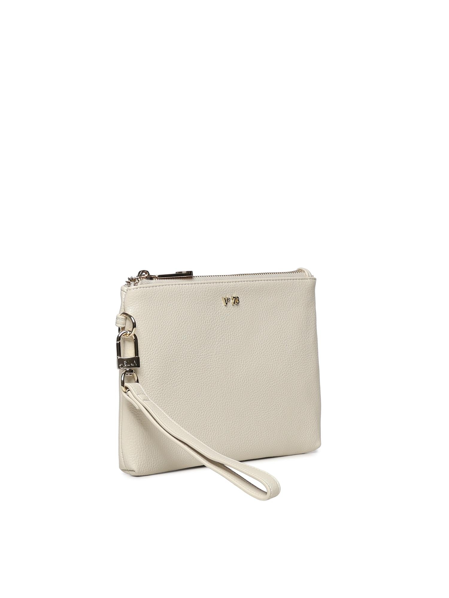 Pouch con logo 73BE9D1529 KEIRAOFF WHITE V° 73 