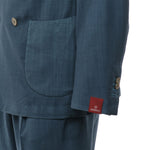 Abito doppio petto in puro lino<BR/> VL7251MF18P FL257181P SANTANIELLO 