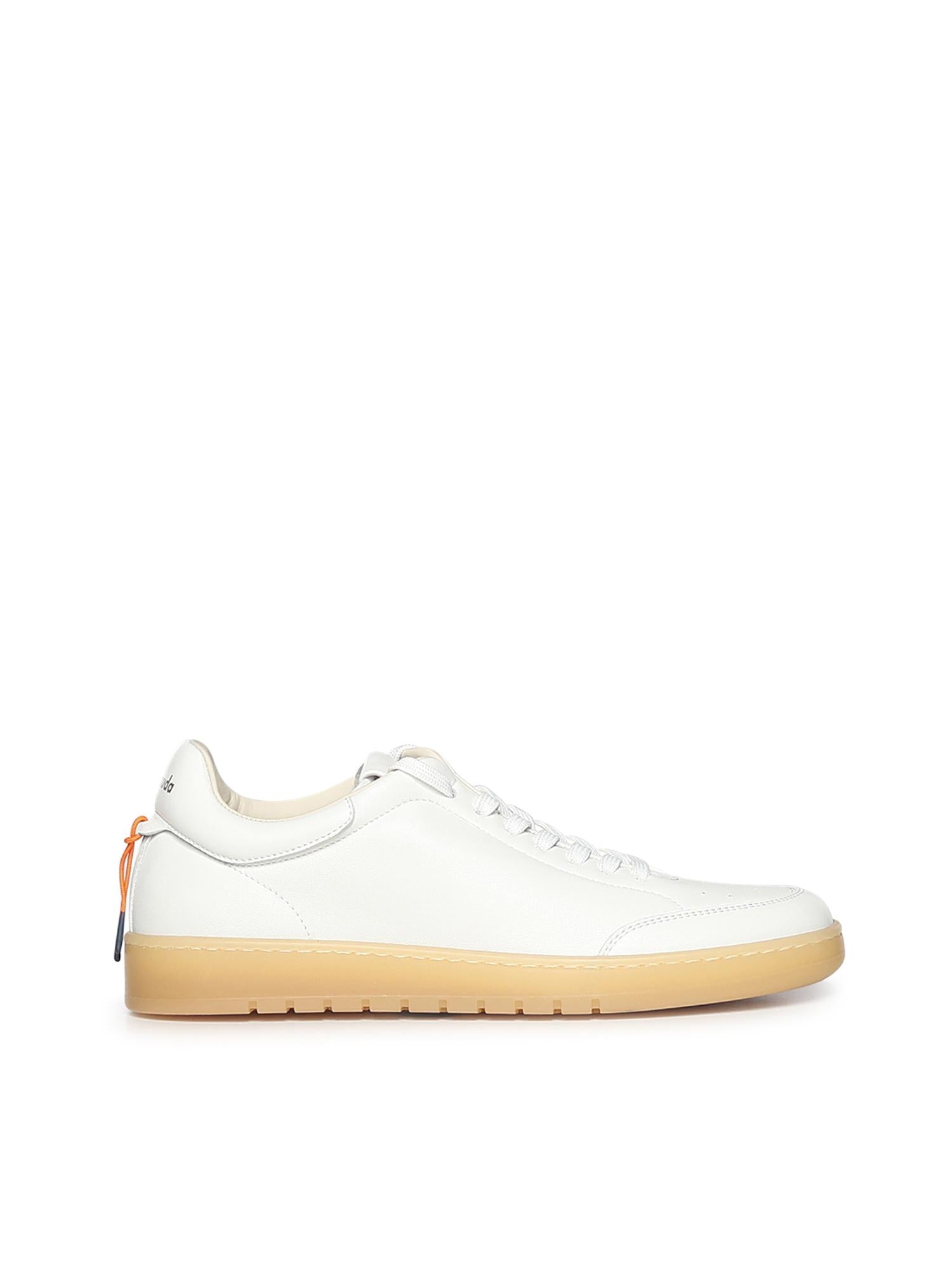 Sneaker Guga in pelle BU3355 BIANCO BARRACUDA 