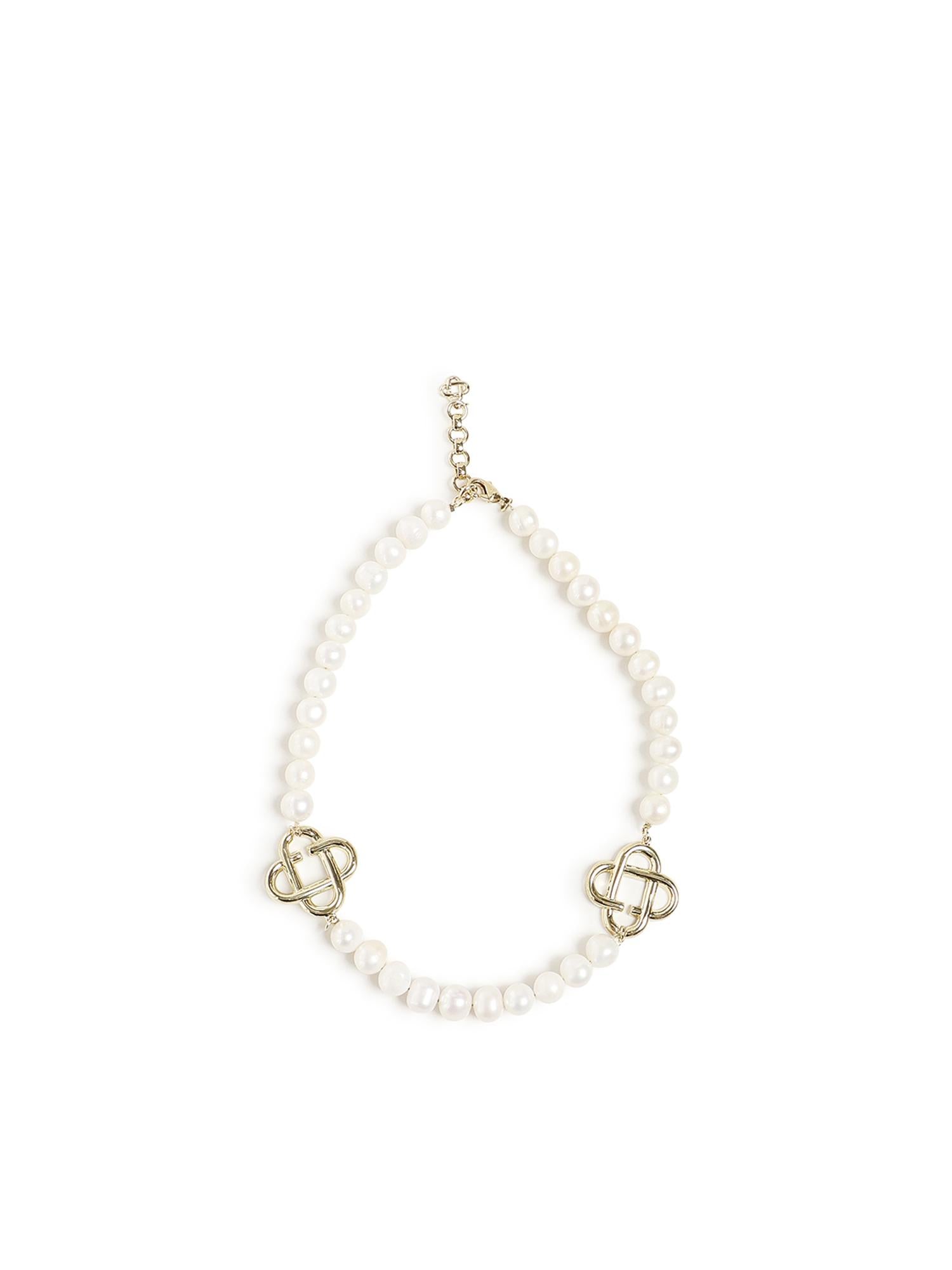 Collana con logo Medium Pearl APF25JW08501  CASABLANCA 