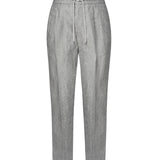 Pantaloni in tela di lino délavé GP12PT FU4MFS8290 DOLCE & GABBANA 