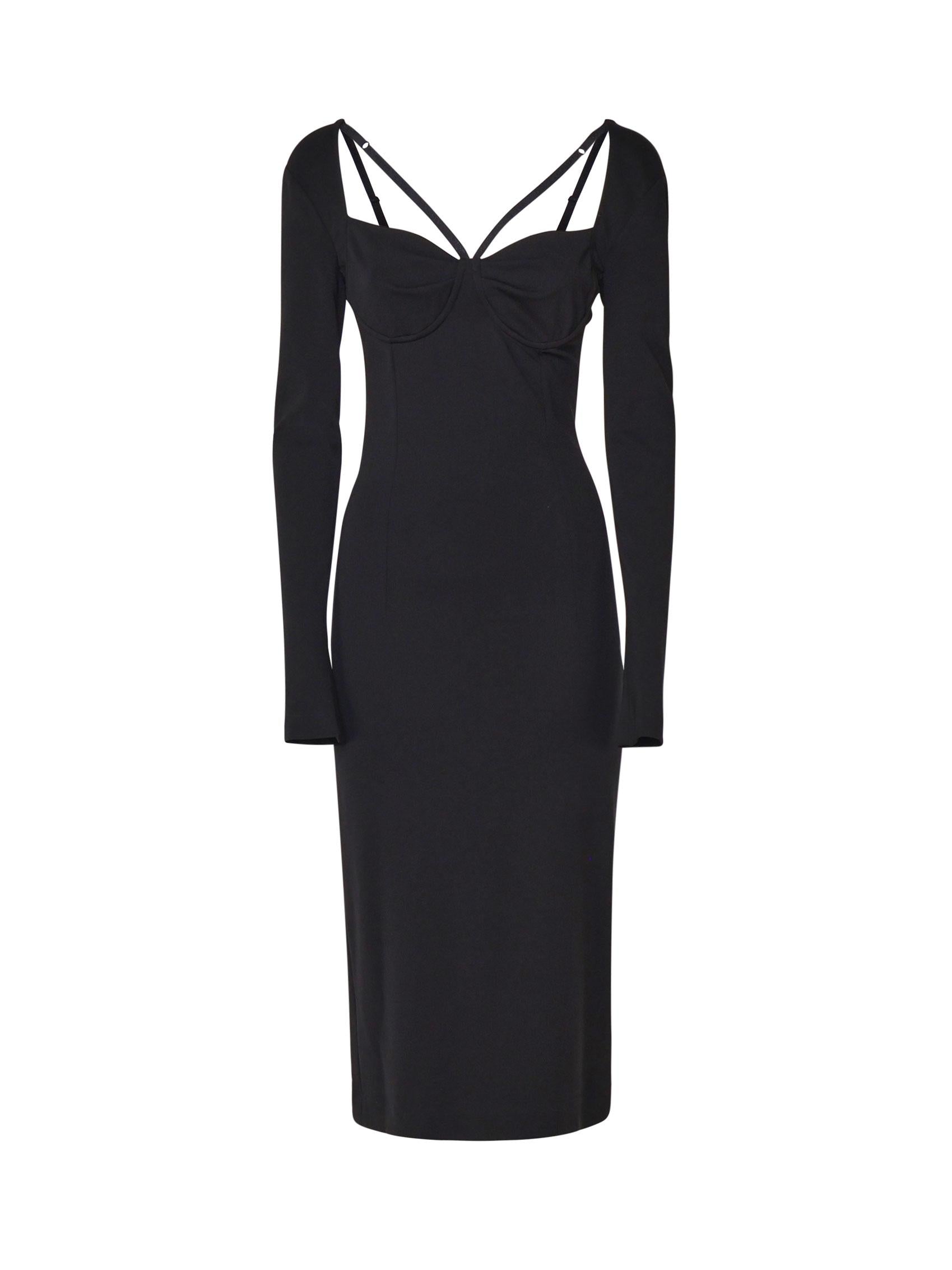 Abito longuette in jersey stretch F6JBHT FUGN7N0000 DOLCE & GABBANA 