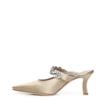 Mules Tamolmu in satin con cristalli 3253082 2330 MANOLO BLAHNIK 