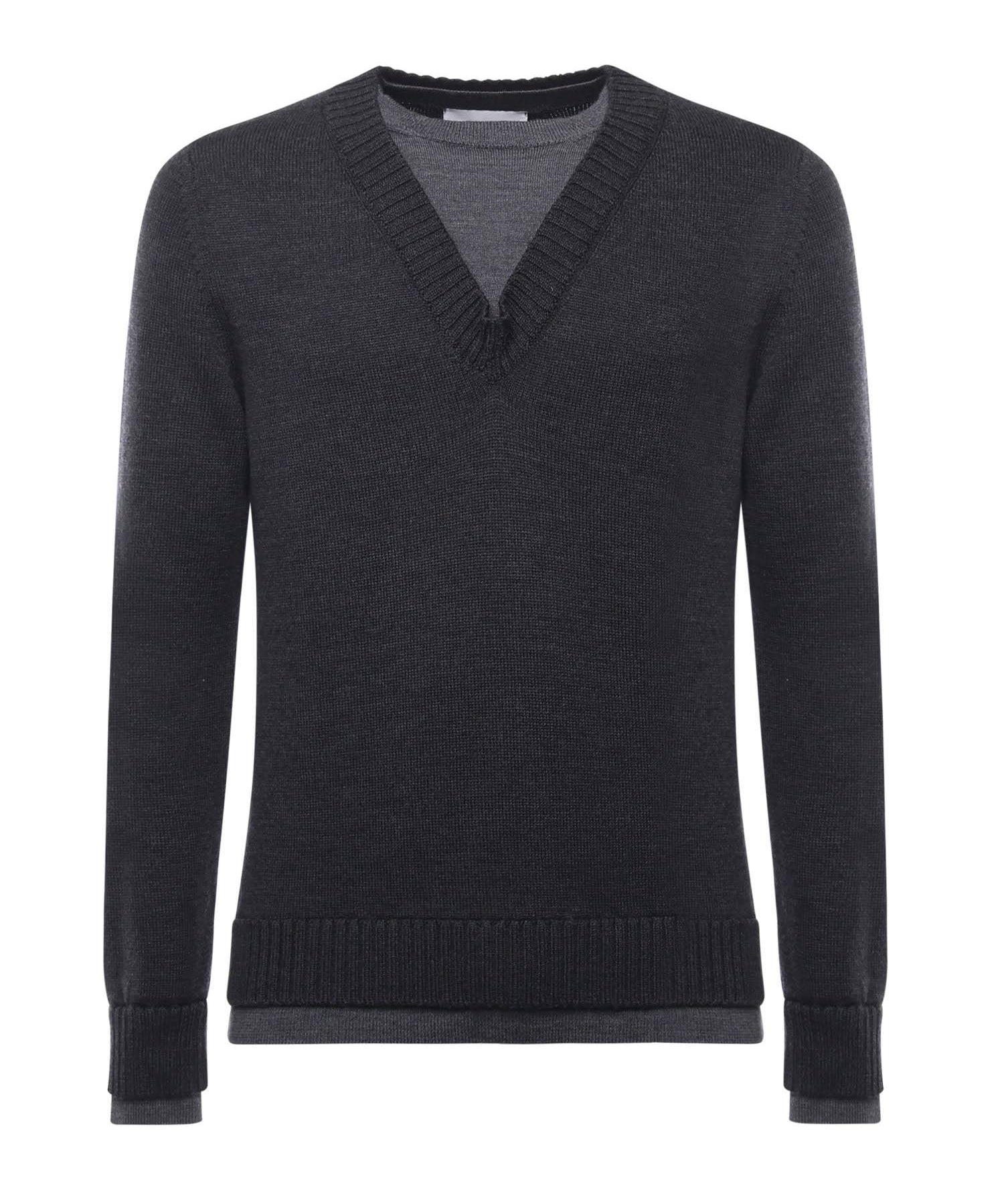 Maglia in merinos AU3042C 1004 ALPHA STUDIO 