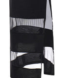 Abito lungo polo a righe COPJS114F5028 BLACK COPERNI 