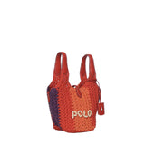 Borsa tote Polo Play piccola all'uncinetto 428P01444 001 POLO RALPH LAUREN 
