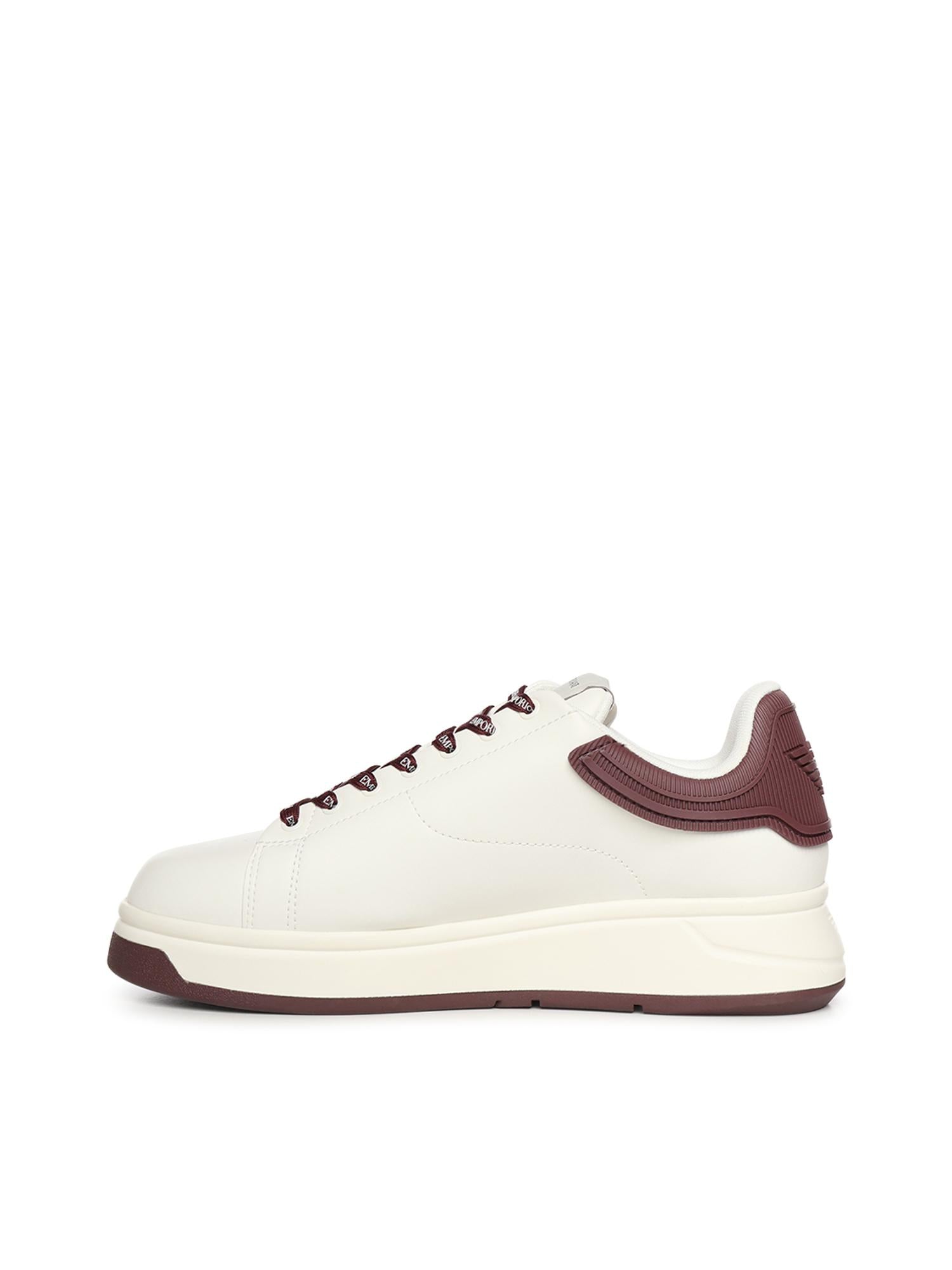 Sneakers in pelle con logo EM003663 AF18212M0363 EMPORIO ARMANI 