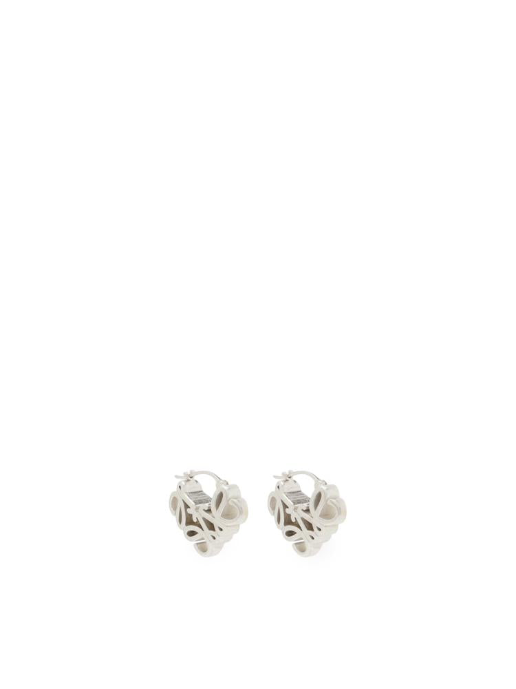 Orecchini a cerchio Anagram Bombé in argento sterling J821239X48 1160 LOEWE 