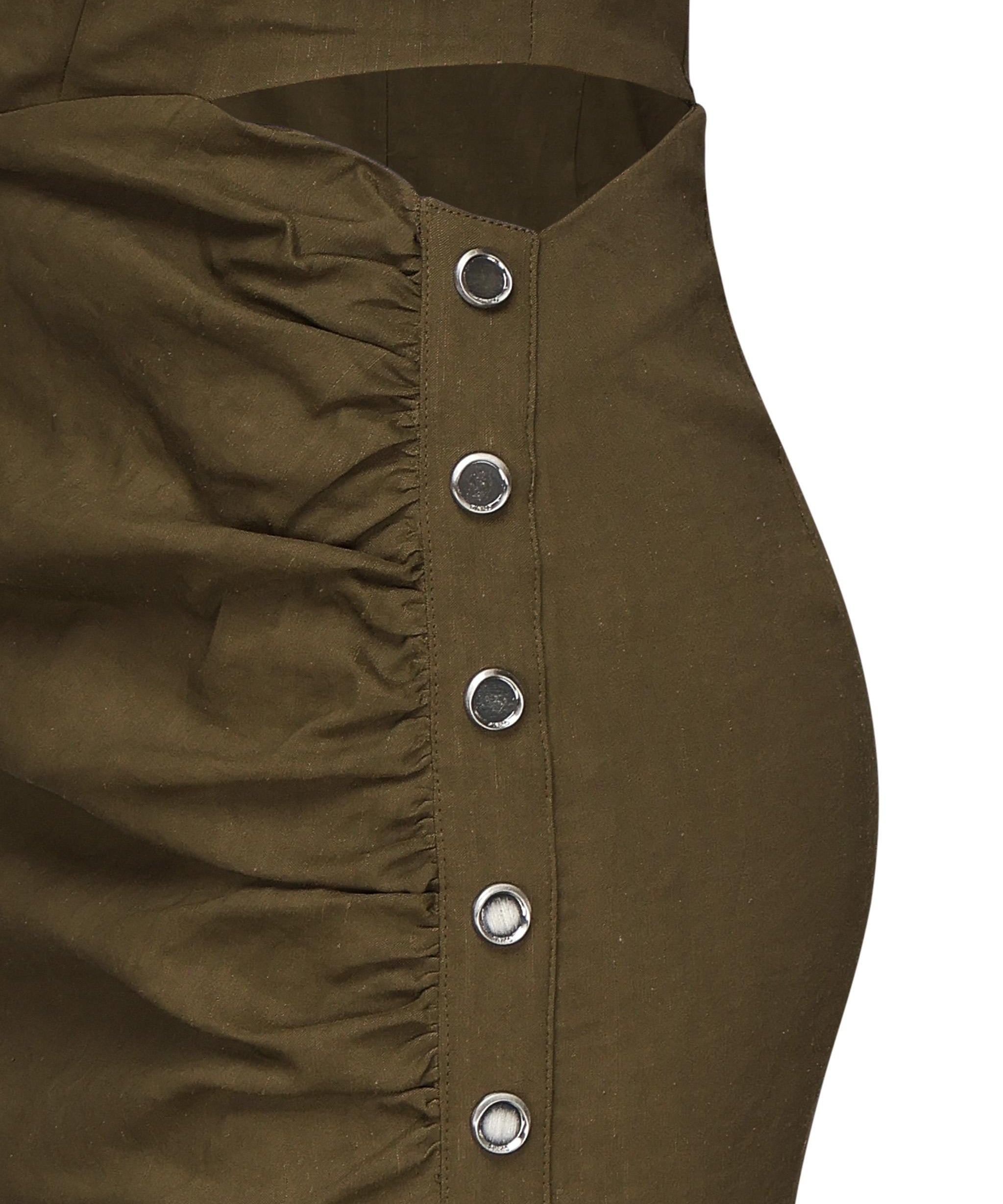 Abito "Cielo" verde militare 104955 A0IMX26 PINKO 