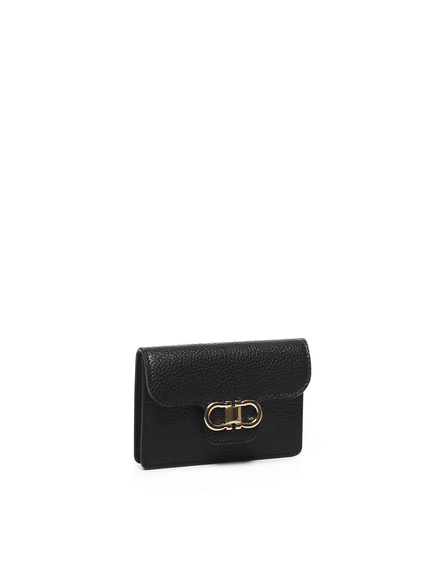 Portacarte gancini 220963 785795002 FERRAGAMO 