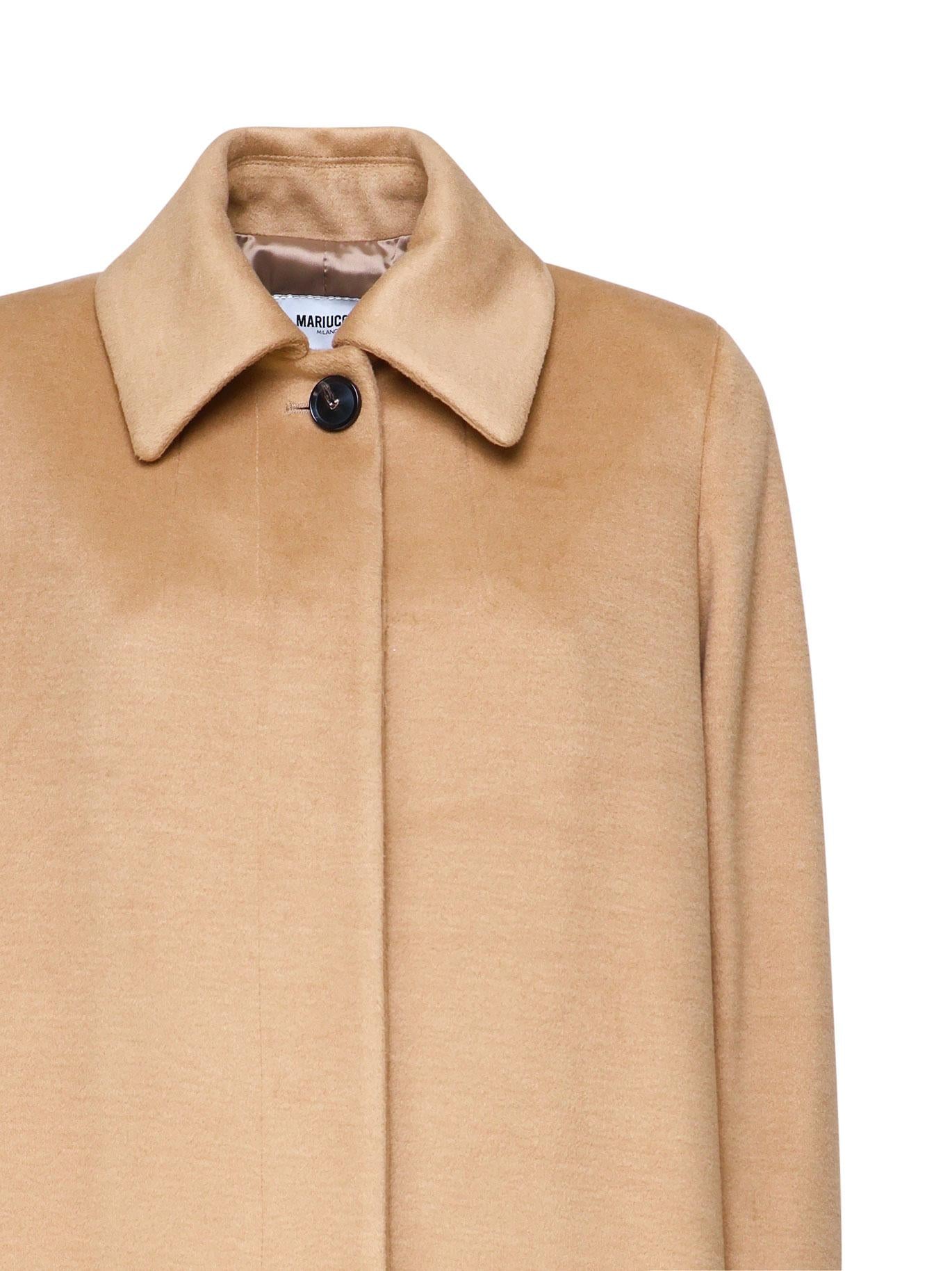 Cappotto in misto lana vergine MMD901 CAMMELLO MARIUCCIA Milano 