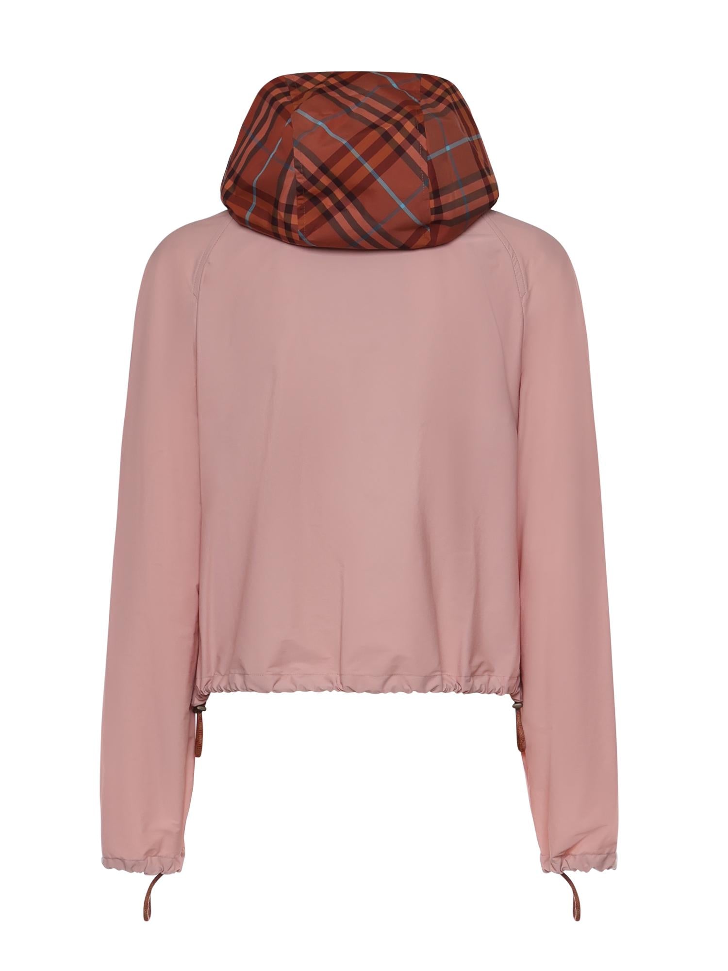 Giacca Newcott cropped con cappuccio 8118253 C4026 BURBERRY 