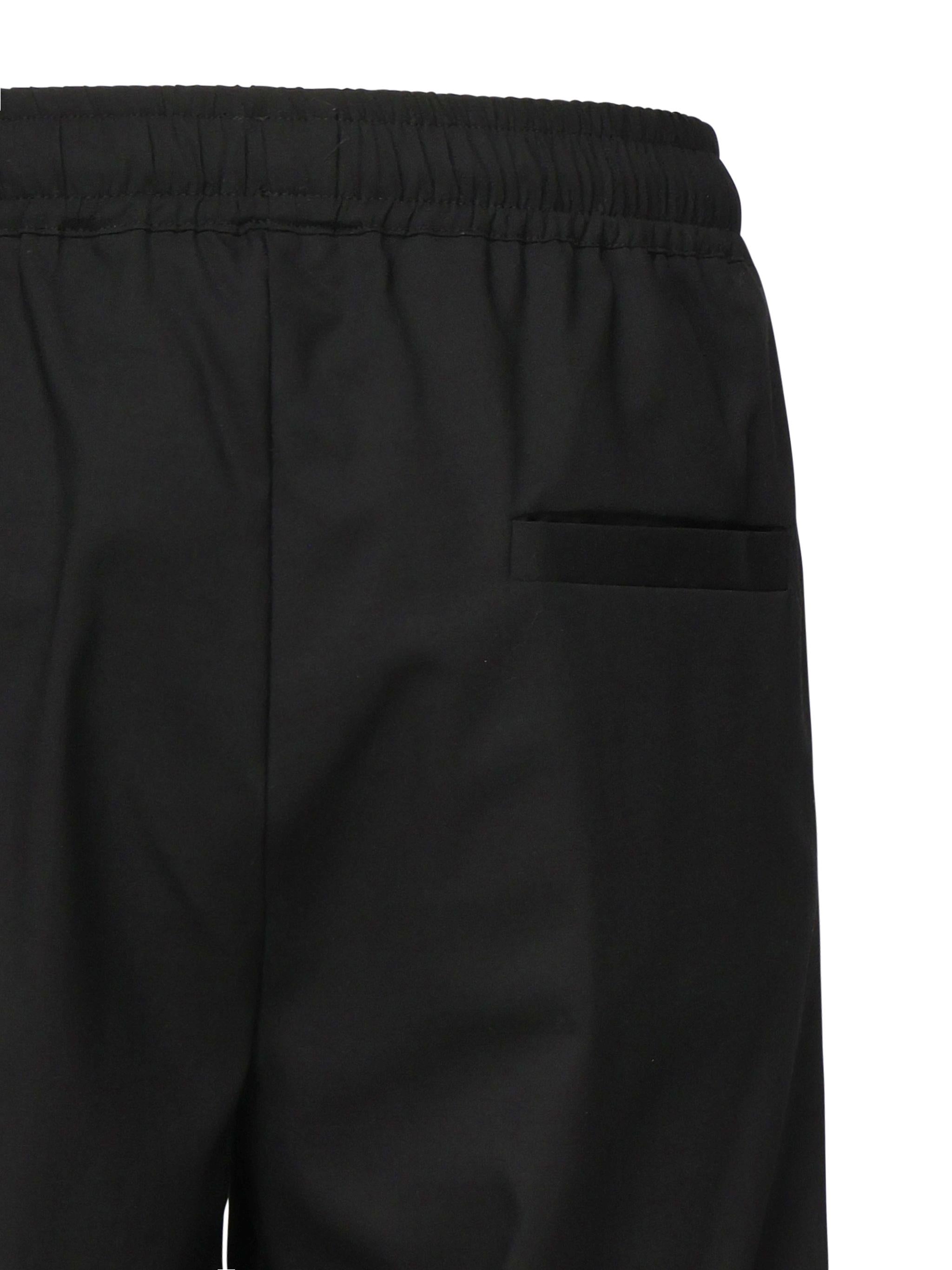 Pantaloni Fresh in fresco lana FRESH NERO GIULIANO GALIANO 