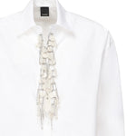 Camicia con applicazioni gioiello 104708 A2PJZ04 PINKO 