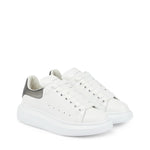 Sneakers oversize in pelle con talloncino a contrasto 553770 WHFBU9042 ALEXANDER McQUEEN 
