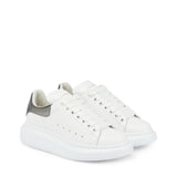Sneakers oversize in pelle con talloncino a contrasto 553770 WHFBU9042 ALEXANDER McQUEEN 