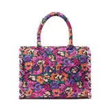 Borsa shopper in cotone con logo 106673 A3B5YA2Q PINKO 