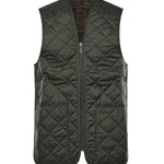 Gilet trapuntato con logo MLI0001 GN92 BARBOUR 