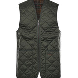 Gilet trapuntato con logo MLI0001 GN92 BARBOUR 
