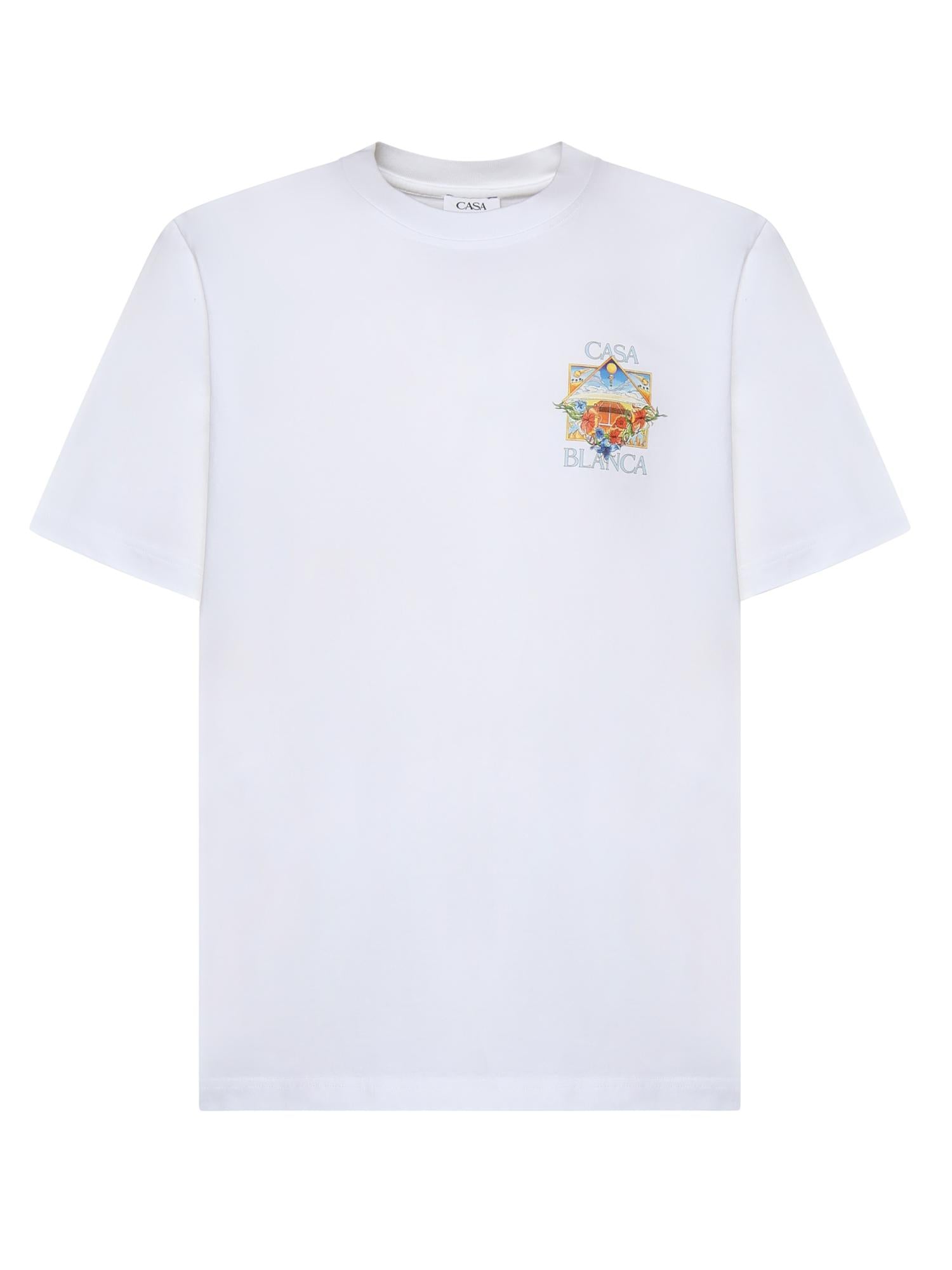 T-shirt in cotone con logo MSS26JTS001 13 CASABLANCA 