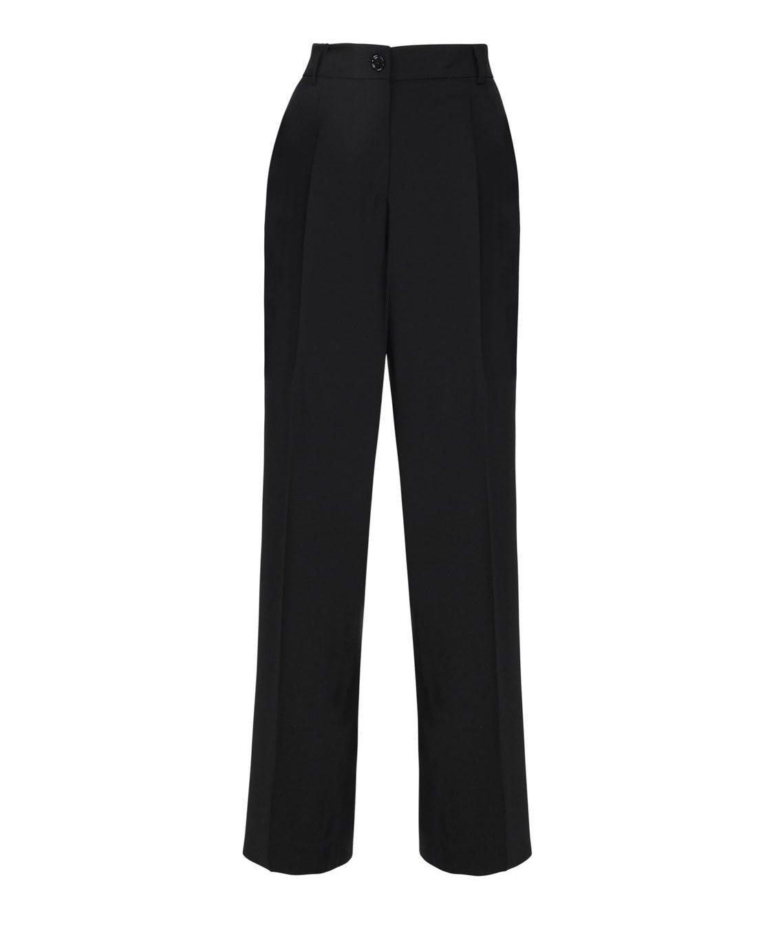 Pantaloni a vita alta con pieghe FTC17T FUBGBN0000 DOLCE & GABBANA 