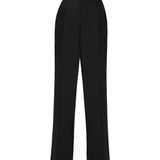 Pantaloni a vita alta con pieghe FTC17T FUBGBN0000 DOLCE & GABBANA 