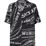 Camicia in twill di viscosa con stampa 80GAL2B0 NS772L01 VERSACE JEANS COUTURE 