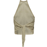 Top in suede con schiena scoperta 104724 A2EYXA3 PINKO 