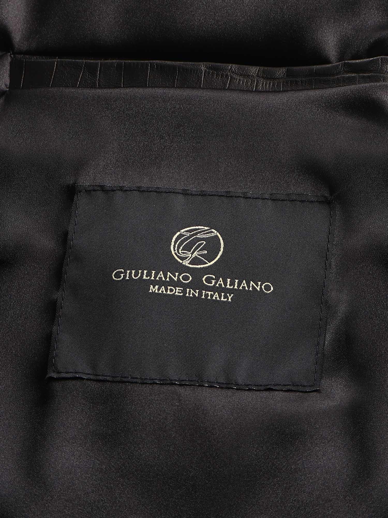 Giubbotto Push It in pelle PUSH IT CROCNERO GIULIANO GALIANO 