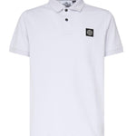 Polo in piqué stretch con patch logo K1S1522002SC S0017V0088 STONE ISLAND 