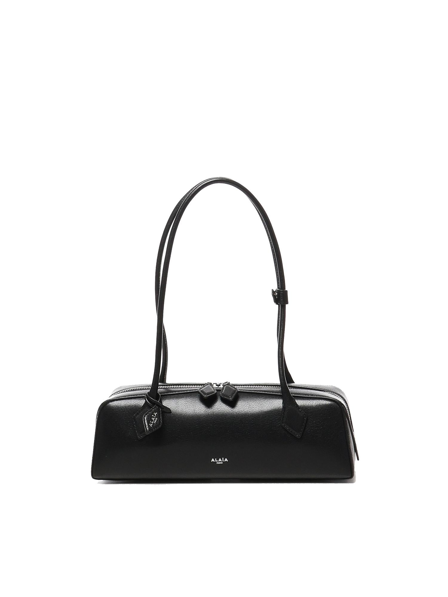 Borsa a spalla Le Teckel medium in pelle AA1S06033CA212 999 ALAIA 