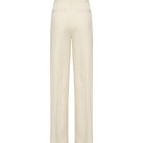 Pantaloni Reina in twill di viscosa e lino<BR/> DP789 IF0041DXXX004 DONDUP 