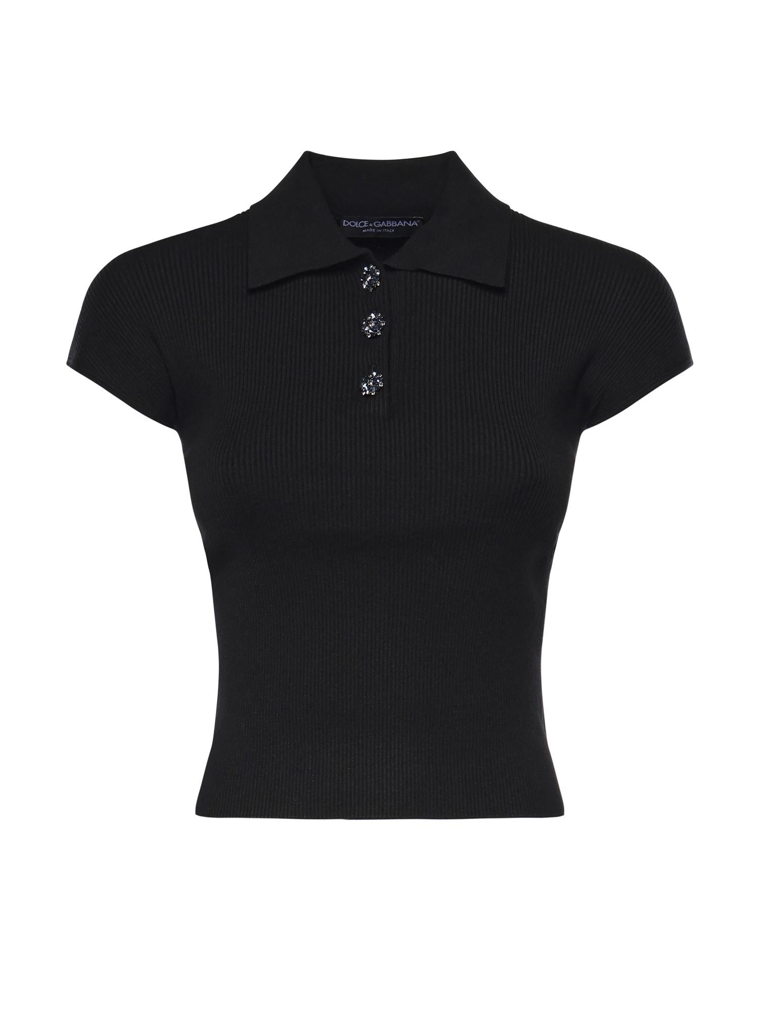 Polo a coste FXZ41Z JFMHGN0000 DOLCE & GABBANA 